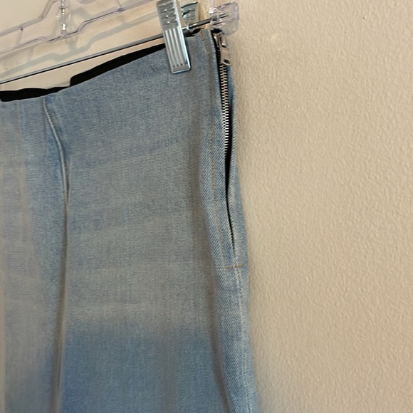 SPRWMN Crop Flare Legging Women’s Size XS Jean Pant High Rise NWT Francoise Blue - Picture 7 of 10